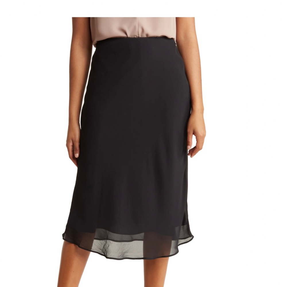 Nordstrom Rack chiffon bias midi skirt